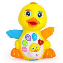 汇乐玩具摇摆大黄鸭塑料808EQ 益智玩具男孩女孩六一儿童节礼物
