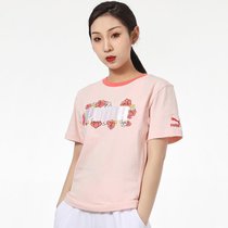 puma彪马官方网女装 22夏季新品运动服跑步训练健身快干透气舒适休闲圆领短袖t恤532042(532042-01 L)