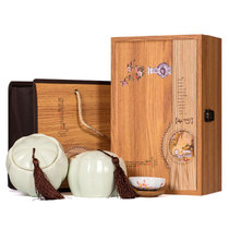 五虎武夷山特级正山小种红茶茶叶古道陶瓷罐礼盒装200g