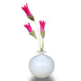 欧式陶瓷 花瓶摆件小花瓶干花水培花器不含底座(8CM白结晶)