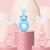 儿童牙刷u形宝宝口腔清洁2-12岁硅胶口含式360度电动刷牙护牙神器(大粉+小蓝)