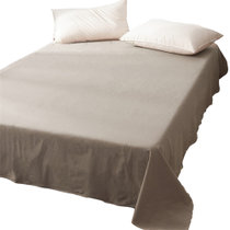 黛格单双人床上用品 1.2m 1.5m 1.8m 2.0m全棉色织水洗棉日系无印良品条纹格子小清新单品床单(7 默认)
