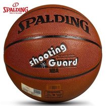 斯伯丁spalding 室内室外水泥地通用PU篮球NBA比赛用球 74-101篮球 赠气筒球包