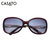 卡莎度(CASATO) 太阳镜时尚个性大框潮 防紫外线太阳镜 墨镜56140(深枣红)