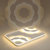 现代简约平板灯 客厅卧室餐厅厨房卫生间吸顶灯 超薄led灯正方形长方形房间灯 DG1877(长方形100*75cm 无极调光带遥控)