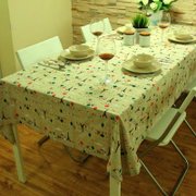 富居苏格兰风情012zb花色布艺餐桌布(自然细花纹 1.35米乘1.6米)