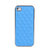爱您纳(Aainina)小羊皮iphone4S外壳奢华菱形格纹苹果4手机壳保护套(天蓝色)