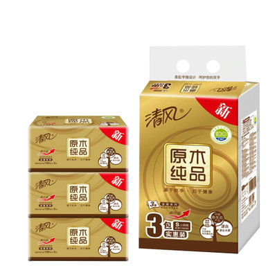 清风金装150抽取式面巾纸3层3包抽纸餐巾纸纸巾3包/提(1提/2提)(1提150抽3包) 清风金装150抽取式面巾纸3层3包抽纸餐巾纸纸巾3包/提(1提/2提)(1提150抽3包)