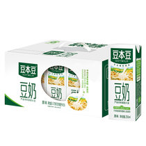 豆本豆原味豆奶植物蛋白营养饮品250ml*15 真快乐超市甄选