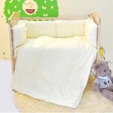 第一站爱丽丝棉被组全棉婴儿床品 婴儿床上用品七件套 竹纤维