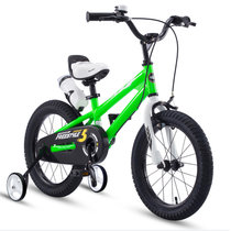 优贝儿童自行车宝宝脚踏车14寸中大童男孩女孩童车单车(绿色)
