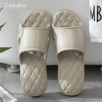 CaldiceKris（中国CK）EVA柔软无味家居室内拖鞋男款CK-TX810(卡其 41)