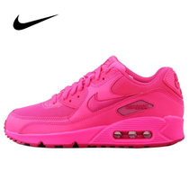 Nike女鞋Air Max 90跑步鞋骚粉运动鞋学生休闲鞋夏季345017-601(骚粉色)
