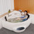 尚雷仕扇形按摩浴缸欧式双人冲浪气泡三角亚克力智能恒温加热浴盆 SR5D052(SPA)