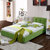 寝尚 布艺床 儿童床 双人床 布床 1.8米床 现代简约软床 绿色 床(绿色 1.8*2米 床+床垫)
