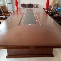 虎源萨尚培训桌长方形会议桌洽谈桌HY-1339(6米8长方形洽谈桌会议桌 默认)