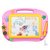 儿童画画板磁性写字板宝宝彩色绘画涂鸦板大号婴儿玩具(粉色（彩色）)