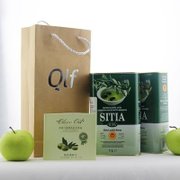 西提亚/Sitia PDO*初榨橄榄油 1L*2 简装礼盒 希腊原装进口