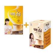 韩国直邮包税 Maxim 速溶咖啡 麦馨摩卡黄金160T+白金混合咖啡160T