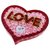 100朵香皂花玫瑰礼盒花送女生老婆生日结婚祝福创意爱的礼物 (LOVE直+灯（红色）)