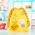 新款男女宝宝罩衣防水反穿衣 儿童画画衣纯棉水晶绒婴儿护衣7651(黄色 120)