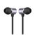 纽曼（Newmine）MX660音乐耳机 通用入耳式耳机 金属立体重低音 带线控麦克 铁灰色