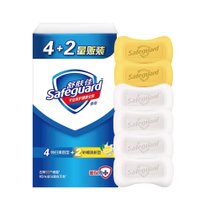 舒肤佳香皂(4纯白＋2柠檬) 量贩装 6块 乐娱购 长效抑菌