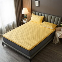 囡囡家纺  床垫软垫家用被褥子加厚垫双人1.8m床垫子宿舍单人(富贵金色 透气款（WLN床垫）)