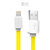 ROCK/洛克 苹果5/6面条数据线iPhone6 Plus手机充电线iPad4数据线(黄色 1米)