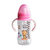 有贝 宽口径宝石奶瓶300ml新生儿童宝宝防摔烫防胀气奶瓶 宽口径带手柄(粉色)