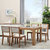 a家家具 现代简约桦木餐桌餐椅小户型地中海餐桌饭桌四六餐椅组合(一桌六椅 布面)