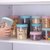 百易特 秸秆密封罐储物罐 厨房杂粮罐 食品零食防潮收纳盒可微波加热(小容量五件套 北欧绿)