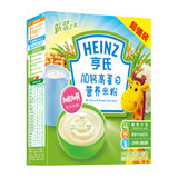 亨氏（Heinz）婴儿米粉初期超值装营养米粉400g/盒宝宝米糊荤素多种口味可选(AD高钙营养米粉)