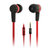 丁卯一族(DM)JM021金属耳机 入耳式 重低音 线控 时尚 mp3*(红黑)