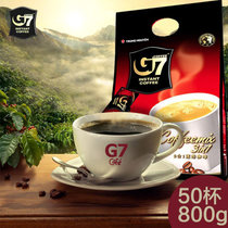 越南进口咖啡800g*1袋 国际版三合一速溶咖啡 独立小包16克*50包