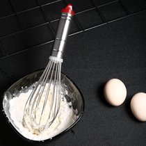 不锈钢打蛋器迷你手动打蛋器奶油搅拌器厨房小工具打鸡蛋烘焙蛋抽(【8英寸】24cm打蛋器)