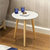 【京好】创意小桌子 现代简约环保床头桌沙发边桌小圆桌实木小茶几L128(35CM圆形茶几 散装发货)