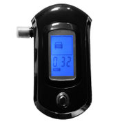 双诺A09蓝色背光数码显示功能酒精测试仪（浅黑色）