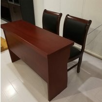 韦斯豪WSH-TZ10系列胡桃色木皮条桌(WSH-TZ102 1.4米条桌)