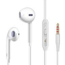 V6苹果安卓通用线控耳机 华为 mate9 p9 p9plus 荣耀8 荣耀v8 荣耀note8 麦芒5 nova 耳机(白色)