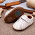 婴儿学步鞋软底1岁12个月男女宝宝牛皮透气防滑室内地板春秋款(内长14cm 米白色)