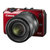 佳能(Canon)EOS M (M18-55+22F2.0+90EX) 微单(红色 套餐六)