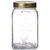 (国美自营)帕莎帕琦玻璃密封罐透明储物罐瓶1只装1000ml柠檬蜂蜜玻璃罐子80385
