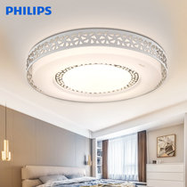飞利浦（PHILIPS）LED吸顶灯 客厅书房卧室现代简约镂空边框灯具灯饰三段调光(炫丽30W)