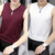 男士背心纯色白色夏季男装莫代尔冰丝篮球健身运动坎肩无袖t恤衫(091酒红+086白 L)