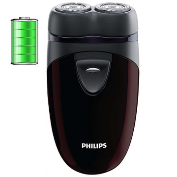 进口飞利浦(Philips)电动剃须刀PQ206/18 干电池供电 便携剃须刀 双刀头