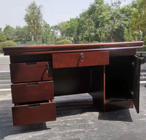 保胜办公桌BGZ009-9贴实木皮电脑桌(1400*700mm)