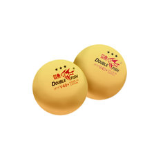 双鱼展翅三星乒乓球  橙色 ABS新材料有缝球 比赛用球 6个装V40+ 国美超市甄选