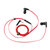 赛尔贝尔（syllable）G03-003柯莉入耳式面条耳机（黑红色）