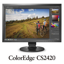EIZO艺卓CS2420 24.1英寸液晶显示器 专业制图绘画设计视频后期调色(黑)